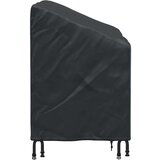 vidaXL Pokrivač za vrtnu klupu Crna 134 x 70 x 65 / 94 cm 600D tkanina | shoptok.hr