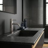 REA Bath Kopalniški mešalnik Lungo Stripe Brush Nickel Low | Shoptok.si