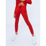 DStreet Spodnie damskie dresowe LARA czerwone | Shoptok.si