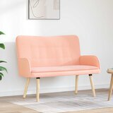 SOFA za dvije osobe Ružičasta 115 x 61 x 87 cm Bouclé | shoptok.hr