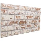  Zidne panele 10 pcs Crvena i bijela 100 x 50 cm EPS pjena - Crvena i bijela | shoptok.hr