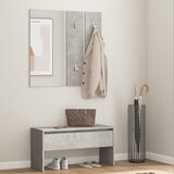 Set namještaja za hodnik siva boja betona konstruirano drvo | shoptok.hr