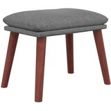  Stolček za noge svetlo siv 45x29,5x35 cm blago, (20818665) | Shoptok.si