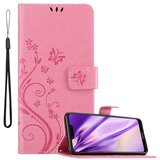 Cadorabo Honor 8C v klasična zlata - ovitek v cvetličnem dizajnu z magnetnim zapiranjem, stoječo funkcijo in režami za kartice, (20562351) | Shoptok.si