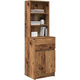 Noćni ormarić staro drvo 39x35x125 cm konstruirano drvo | shoptok.hr