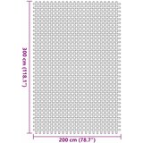  Teppi za šator Zelena 300 x 200 cm Poliester | shoptok.hr