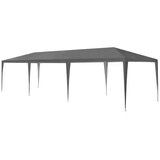 Multi Garden komercijalni vrtni paviljon šator – 3 × 9 m, 8 zidova, sivi | shoptok.hr