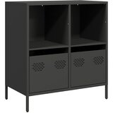 Maison Chic Komoda - Predalnik črna 68x39x73,5 cm hladno valjano jeklo, (21718432) Cene