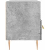  Noćni ormarić boja betona 40 x 35 x 47,5 cm konstruirano drvo | shoptok.hr