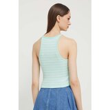 Superdry Bombažen top zelena barva | Shoptok.si