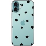  torbica silikonska print skin za iphone 16 plus 6.9 hearts Cene