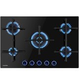 Klarstein Illuminosa 5, plinska ploča za kuhanje, 5 plamenika, crna | shoptok.hr