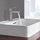 Grohe enoročna armatura za umivalnik LINEARE z zgornjim delom sifona klik klak (23791001) | Shoptok.si