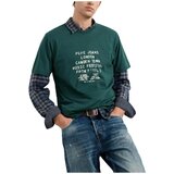 PepeJeans Majice s kratkimi rokavi PM5010501 681 Zelena Cene