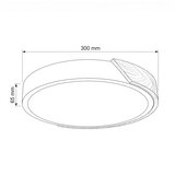 Brilagi LED plafonsko svetlo PILANA LED/24W/230V hrast/zlatna prečnik 30 cm | Eponuda.com
