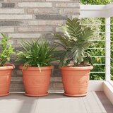  Okrogli cvetlični lonec 24 pcs Kamnito rdeča Ø 34 x 28 cm, (5000207601) | Shoptok.si