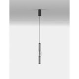 Nova Luce Siva steklena LED zatemnitvena viseča svetilka ø 12 cm Ulon – | Shoptok.si