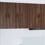 vidaXL Zidni kuhinjski ormarić s policom Smeđi hrast 40 x 31 x 80 cm | shoptok.hr