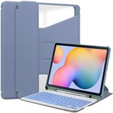 INF združljivo ohišje s tipkovnico bluetooth s 360° vrtljivim stojalom za samsung tab S9 fe plus 12,4 palca - sivkasto vijolična, (5000080785) | Shoptok.si