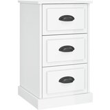 Maison Chic Nočna omarica - Nočna miza visok sijaj bela 39x39x67 cm inženirski les, (21688975) | Shoptok.si