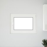  Prozor za podrum RISOR 80 x 60 cm PVC i staklo Bijela | shoptok.hr