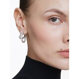 Swarovski Uhani srebrna / transparentna | Shoptok.si