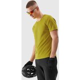 4f Men's Cycling Quick-Drying T-Shirt - Yellow Cene