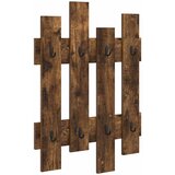  Vješalica za kapute na zidu Zidne Dimljeni hrast 60 x 3 x 82 cm | shoptok.hr
