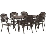  Vrtni set za objed 7 pcs Bronzana Aluminij | shoptok.hr