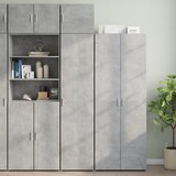 vidaXL Ozka omara za shranjevanje betonsko siva 45x42,5x225cm inž. les Cene