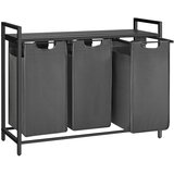 Vitapur koš za perilo Vasagle Ila Trio – 3 x 38 L, siv | Shoptok.si