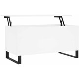  Stolić za kavu bijeli 90 x 44,5 x 45 cm od konstruiranog drva | shoptok.hr