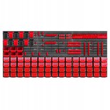 KADAX Delavska plošča za orodje, stenska, 174x78 cm, 66 kabin, 40 držal, garaža, (5000346226) | Shoptok.si