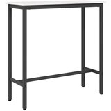  Stol Bijelo 100 x 40 x 101 cm Inženjerska drva i čelik | shoptok.hr