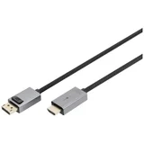 HDMI priključni kabel HDMI-A vtič 3 m črna DB-340202-030-S #####4K UHD\, trojno oklopljen\, prilagodljiv\, brez halogena HDMI kabel, (20519356)