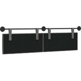  Držeće uzglavlje Zidne Tamno siva 190 x 55 x 7 cm Baršun - Tamno siva 180 cm bez LED | shoptok.hr
