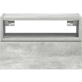 vidaXL Stenska nočna omarica 2 kosa betonsko siva 45x26x28,5 cm | Shoptok.si