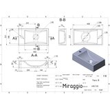Miraggio Umivaonik Faro desni | shoptok.hr