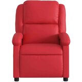 Masažni naslanjač rdeče umetno usnje | Shoptok.si