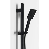 Sapho Mat crni set za tuš kabinu od nehrđajućeg čelika sa ručnim tušem/s kliznim nosačem 70 cm – | shoptok.hr