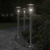  Vanjska podna svjetiljka srebrna 100 cm od nehrđajućeg čelika | shoptok.hr