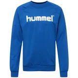 Hummel Sportska sweater majica plava / bijela