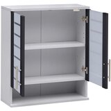 MID.YOU Viseča Omara Niko, Antracit, Srebrna | Shoptok.si