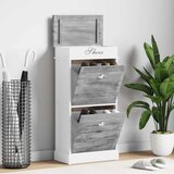 Ormarić za cipele sivi 50 x 28 x 98 cm od drva paulovnije | shoptok.hr