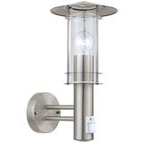 Eglo lisio spoljna zidna lampa/1, e27, senzor, inox/staklo | Eponuda.com