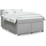  Krevet box spring s madracem svjetlosiva 160x200 cm tkanina | shoptok.hr