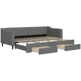  Dnevni krevet na razvlačenje i ladice tamnosivi 80x200 cm | Eponuda.ba