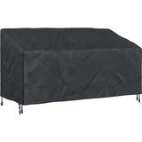  Pokrivač za vrtnu klupu Crna 175 x 85 x 65 / 94 cm 420D tkanina | shoptok.hr