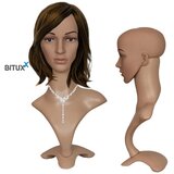 Shumee maneken ženske glave za razstavljanje klobukov, za lasulje na razstavi bituxx, (21388821) Cene