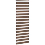 Zebra zavjesa Smeđa 80x200 cm Širina tkanine 75,9 cm Poliester | Shoptok.si